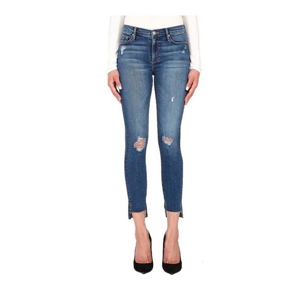 Black Orchid Los Angeles Jeans Miranda Off Step Distressed Size 30 retails $195 - Picture 3 of 17
